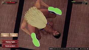Dela and faye having a catfight in the dojo Dela and faye having a catfight in the dojo