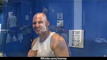 Sensual girl talked into having sex for cash 6