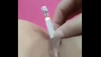 Puffing and blowing smoke with our pussy Puffing and blowing smoke with our pussy