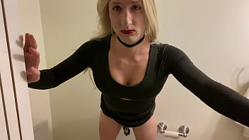 Sexy crossdresser fucked in chastity cage Sexy crossdresser fucked in chastity cage