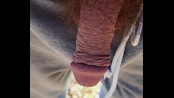 Peeing in the woods in the cold