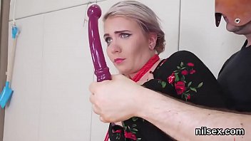 Wild slut gets her fuckholes opened and properly rode Wild slut gets her fuckholes opened and properly rode
