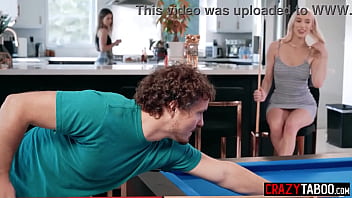 Strip pool leads to sex with 2 big booty hot babes Strip pool leads to sex with 2 big booty hot babes
