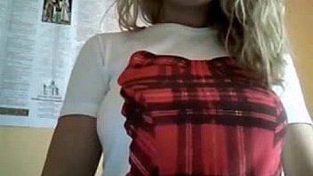 Hot blonde masturbating on webcam Hot blonde masturbating on webcam