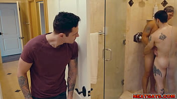 Torrid threesome with three horny studs fucking each other Torrid threesome with three horny studs fucking each other