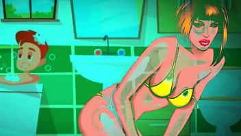 Oh no stuck in the restroom again with a super sexy shemale well have fun Oh no stuck in the restroom again with a super sexy shemale well have fun