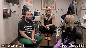 Sophomore gets mandatory hitachi orgasm from doctor tampa channy crossfire