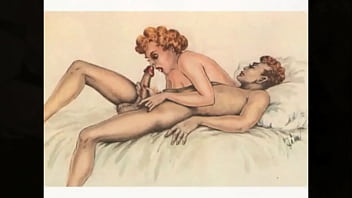 Retro erotic illustration Retro erotic illustration