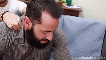 A meeting of hairy men ended in sex between them A meeting of hairy men ended in sex between them