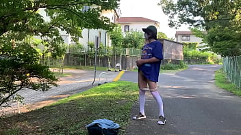 女装まゆの早朝露出散歩 女装まゆの早朝露出散歩