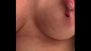 Changing my piercing in nipples and make bow on nipple