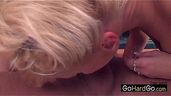 Amanda sucks that cock to make it wet