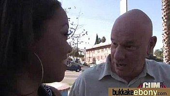 Ebony babe sucks group of white guys 9 Ebony babe sucks group of white guys 9