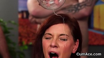 Passionate teen loves a deepthroat and quite a bit of load on her face Passionate teen loves a deepthroat and quite a bit of load on her face