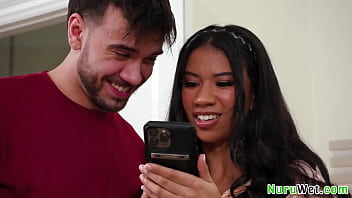 Natural busty teen girl slide her naked wet body on her customer and fuck him Natural busty teen girl slide her naked wet body on her customer and fuck him