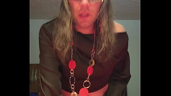 Sexy crossdresser orgasm