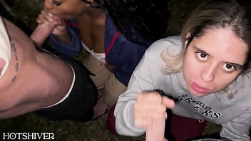 I loved the feeling of having 2 dicks in my mouth