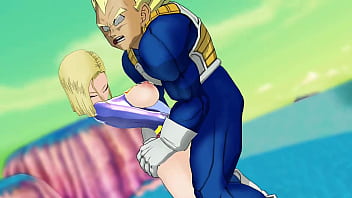 Androide 18 destroza duro las bolas de vegeta yokobb Androide 18 destroza duro las bolas de vegeta yokobb