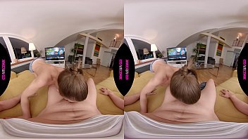 Vrconk young bored roommate giving you a blowjob Vrconk young bored roommate giving you a blowjob