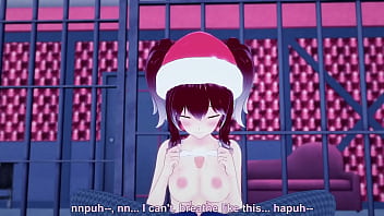 Santa's babe rides a dick