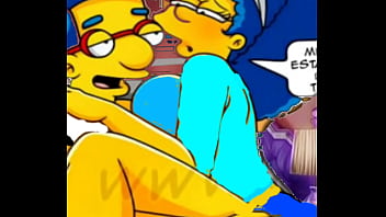 Milhouse y marge Milhouse y marge