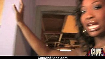 Ebony babe sucks group of white guys 14 Ebony babe sucks group of white guys 14