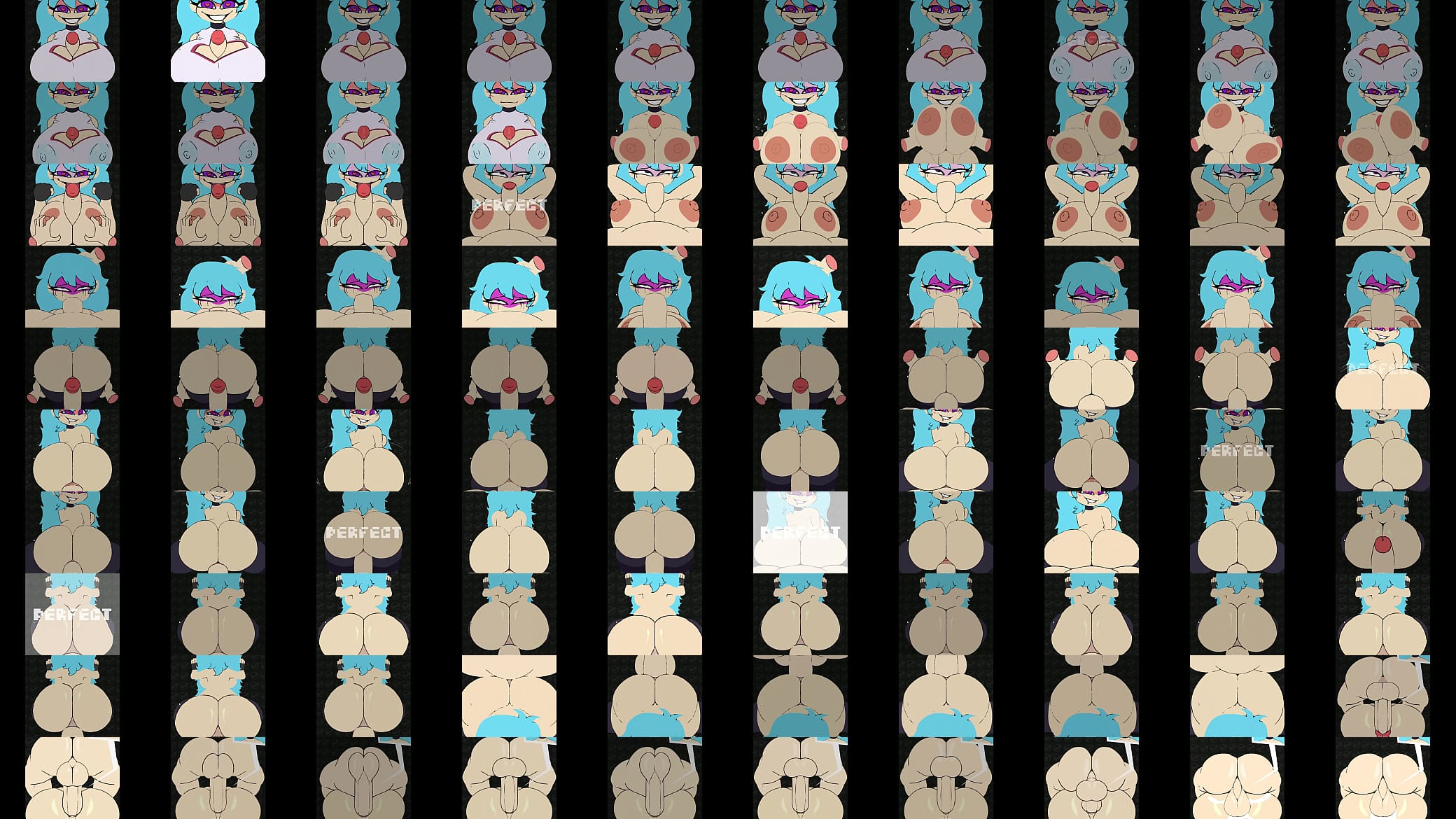 sexy blonde in a playful scene