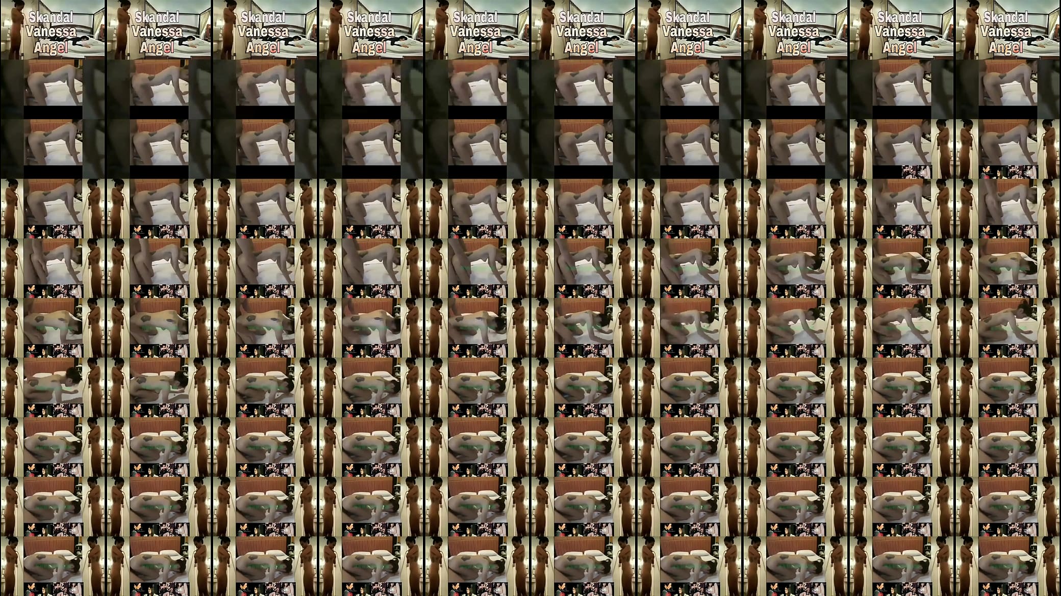 Vanessa Angel in an erotic montage