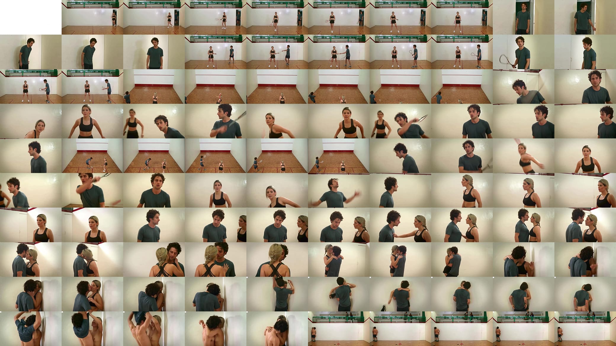 Her body in full motion