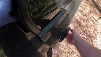 Real hot pov sex of an amateur couple in car - ass slapping blowjob cowgirl doggy style close up cumshot