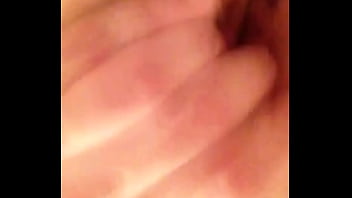Sexy slut plays with wet tight pussy