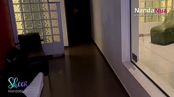 Motel interativo - macho comeu e gozou no cuzinho que escorreu pra bucetinha a camisinha saiu e fui comida no pelo corno ficou só olhando pelo vidro