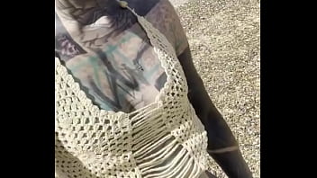 I love to be on the beach and bath my tattoos in the cold sea you too ️️ let’s soak up the sun and show
