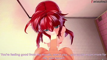 Rias gremory invites me to fuck in the bathroom 1 hs dxd ntr madness 10 full movie on sheer & fantasyking3
