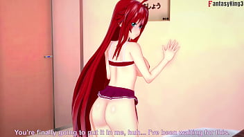 Rias gremory invites me to fuck in the bathroom 1 hs dxd ntr madness 10 full movie on sheer & fantasyking3