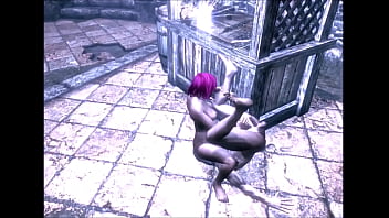 Two females explore a new town and get caught up in many sexual adventures in a small medival town