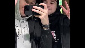 Just a quick kiss in a public restroom or was it more than that we might’ve filmed something else in there