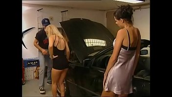 Two girls for a man hungry for anal sex # 4