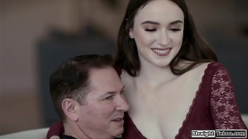 When stepdaughter hazel moores stepdad asks if she wants him to teach her she busty teen gets her hairy pussy masturbated and licked