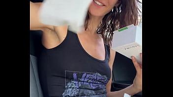 Let's #unboxing and #test my new vivifie offcl in my car white i'm waiting for my date #vivifie #amateur #asmr
