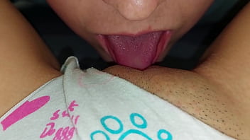 Eating her roommate's pussy