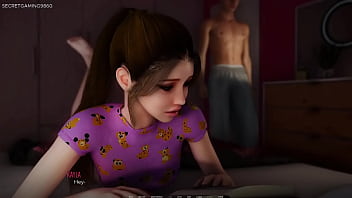 Sharing bed with his tight pussy stepsis lucky dude loves chilling with his sexy stepsis - desirium 05 3d hentai porn game