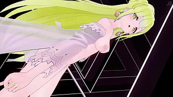 Azur lane janus hentai hot sexy dance transparent lingerie song ha aoa mmd 3d blonde hair clip