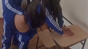 Wtf so cute but she's not innocent anymore hot student taking private lessons with her classmate and he fucks her right in the classroom