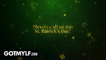 It's st patrick’s day & madison is wearing a hot green outfit she searches for four-leaf clovers