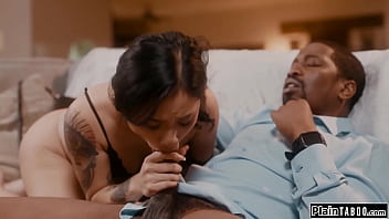 Avery black is so happy with her new job and the house that came with it until she finds out shes living with her boss and he has pussy on his mind