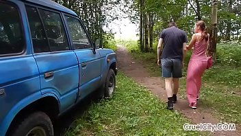 Whipping slave's naked ass while he keeps count