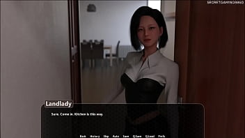 A lonely milf seduces a horny man who rents her apartment hot landlady sucks & fucks her tenant - landlady 3d porn game