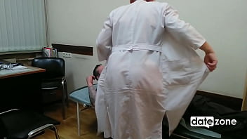 An experienced female doctor exams and cures her patient best way she knows