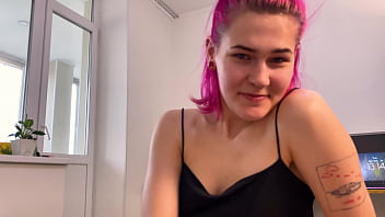 Pov she sucked my dick so hard than put in inside and made me cum all over her stomach and skirt